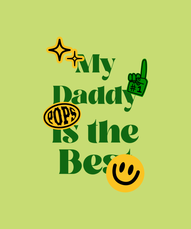 Father's Day Themed T Shirt Design Featuring A Quote For Family Print On Demand Niche