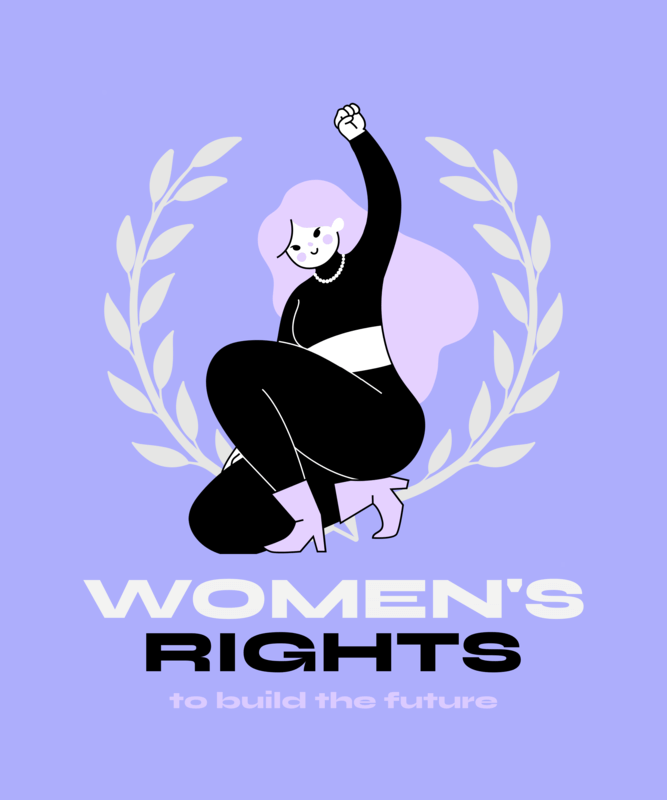 Feminist T Shirt Design Featuring A Quote About Women's Rights