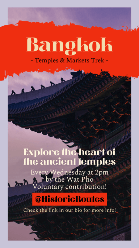 Modern Instagram Story To Promote An Ancient Temples Tour In Bangkok