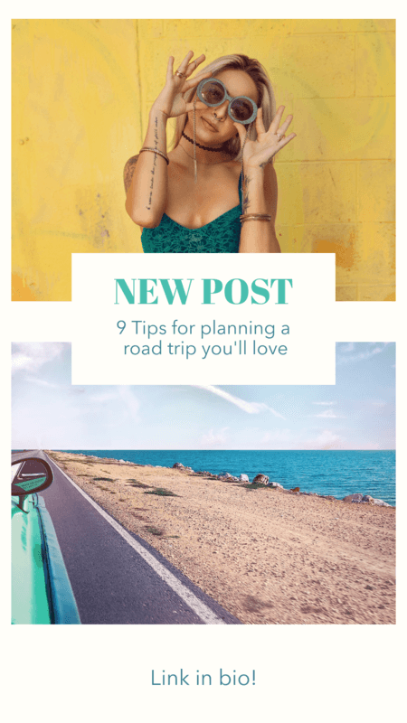 Instagram Story Template For A Road Trip
