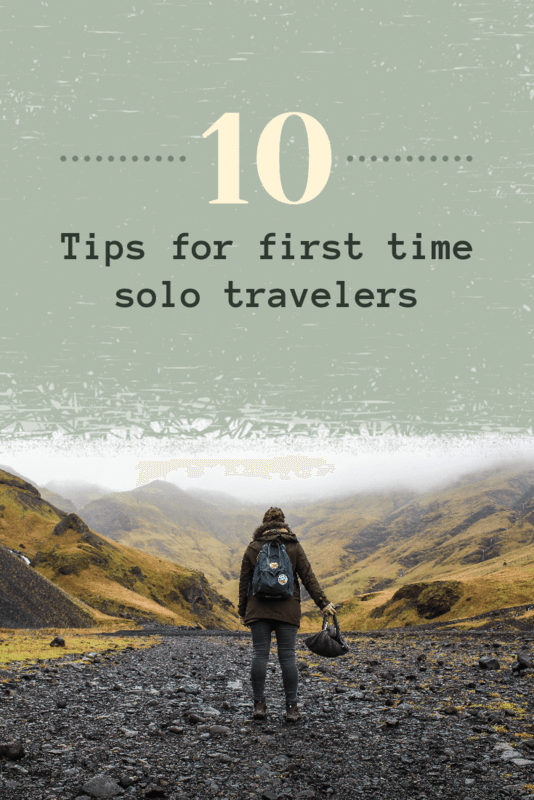Pinterest Pin Maker Featuring Solo Traveler Tips