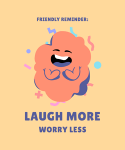 T Shirt Design Featuring A Laughing Cartoon Character