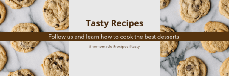 Twitter Header For A Recipe Account