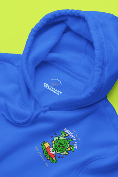 Pullover Hoodie Mockup Featuring An Inside Clothing Label