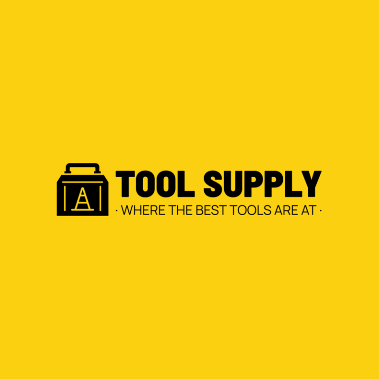 Hardware Store Logo Featuring A Toolbox With A Construction Cone