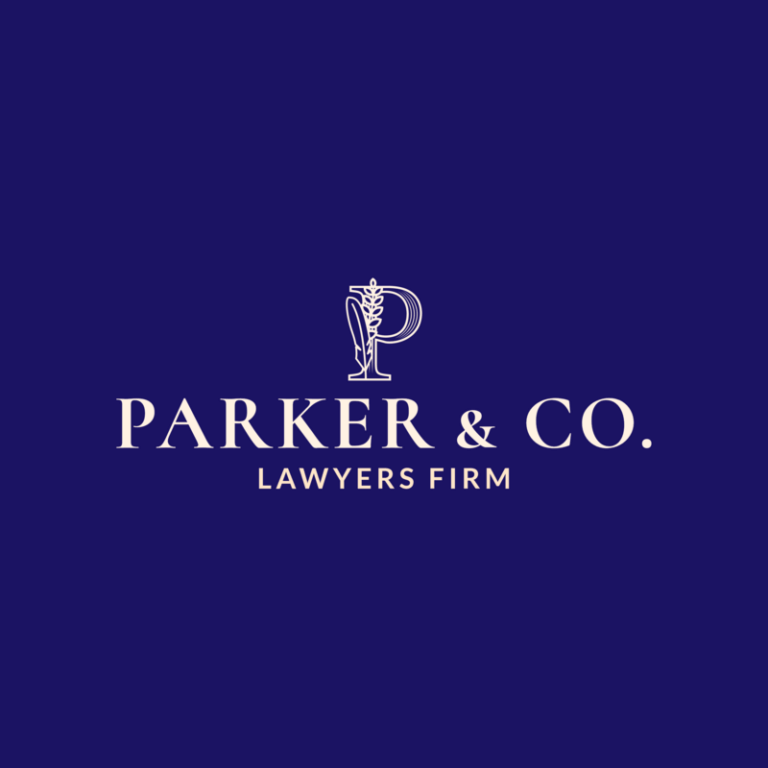 Law Firm Logo With Artistic Letter
