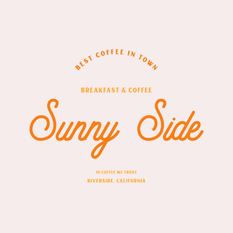 Logo Featuring A Coffee House Theme And A Simple Layout