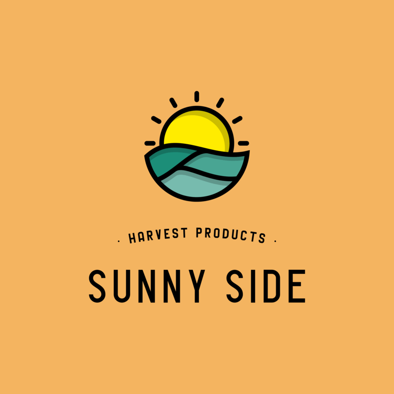 Logo For Harvest Products Featuring A Sun Graphic
