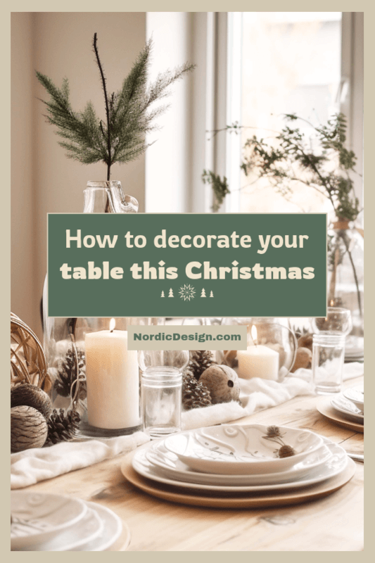 Pinterest Pin Featuring Decor Table Tips For Christmas