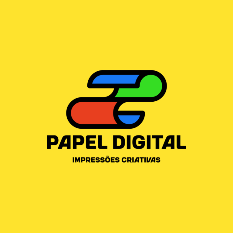 Printing House Logo Featuring A Paper Icon