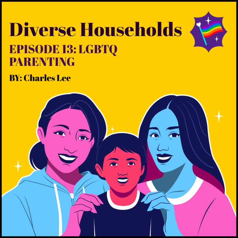 Podcast Cover Design For An Episode About Diverse Families