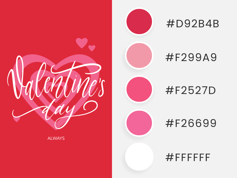 A Vibrant T Shirt Design Maker For Valentine’s Day With Calligraphy Text