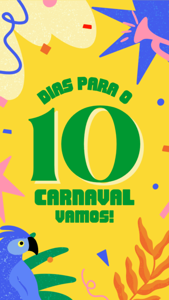 Colorful Instagram Story Design Maker For A Carnival Countdown