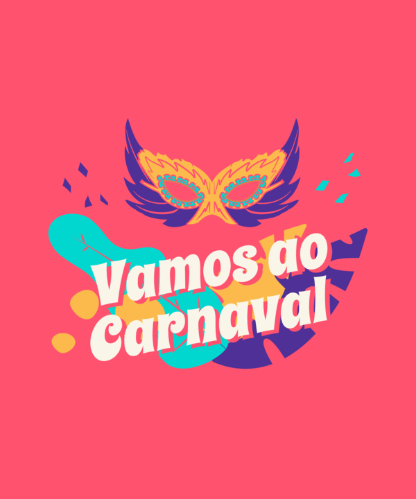 Colorful T Shirt Design Maker Featuring A Carnival Mask Illustration