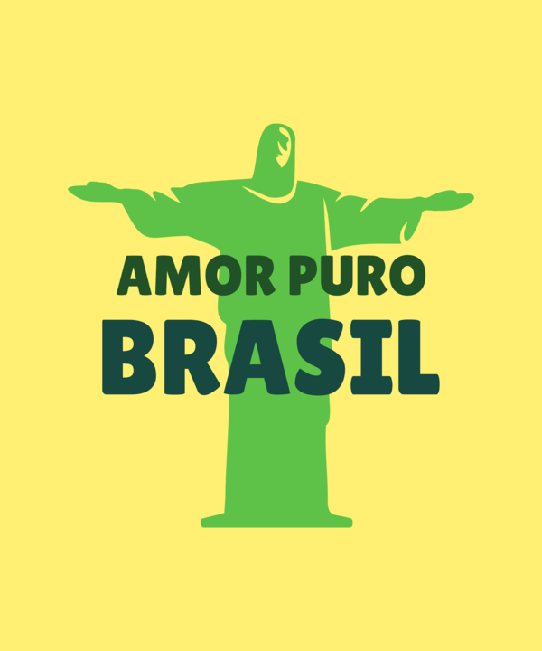 T Shirt Design Generator Featuring A Customizable Quote For Proud Brazilians