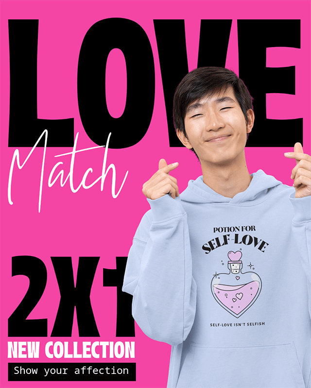 Hoodie Mockup Featuring A Happy Man Posing For A Valentine S Day Pod Sale Ed