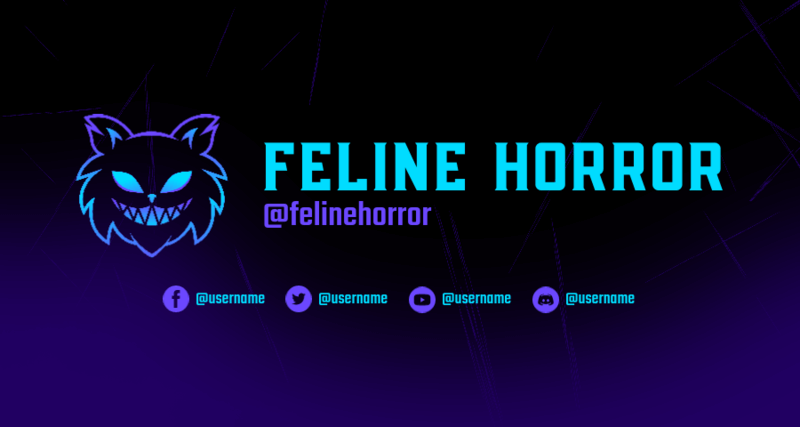 Twitch Banner For Gaming Channels Featuring A Minimal Background
