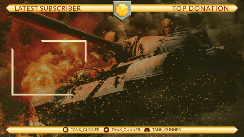 World Of Tanks Inspired Twitch Overlay For Streamers