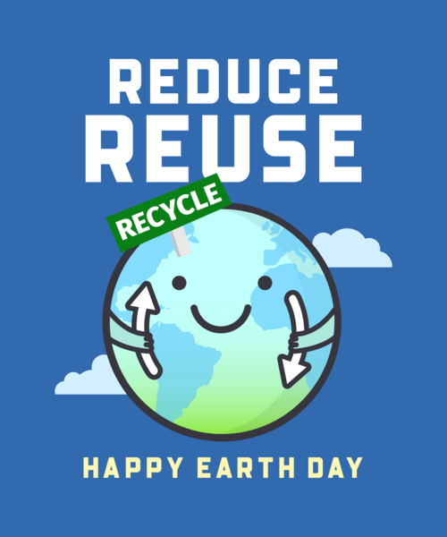 Earth Day T Shirt Design Creator For A Recycling Cause