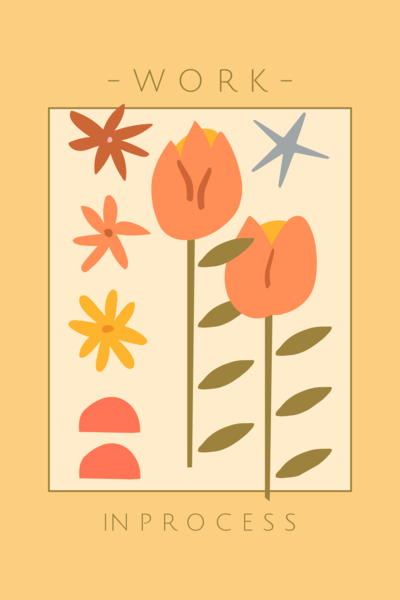 Poster Generator Featuring Colorful Flowers Inspired By A Matisse Painting