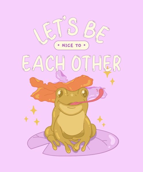 T Shirt Design Creator With A Happy Toad Illustration And A Friendly Quote