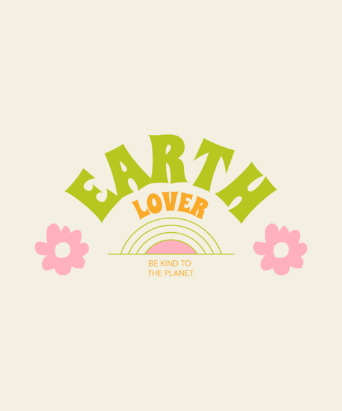 T Shirt Design Generator For Earth Day With A Quote
