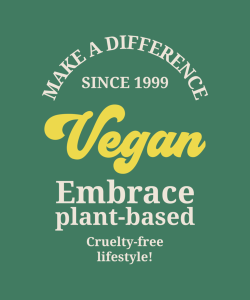 Vegan Themed T Shirt Design Maker With A Cruelty Free Quote