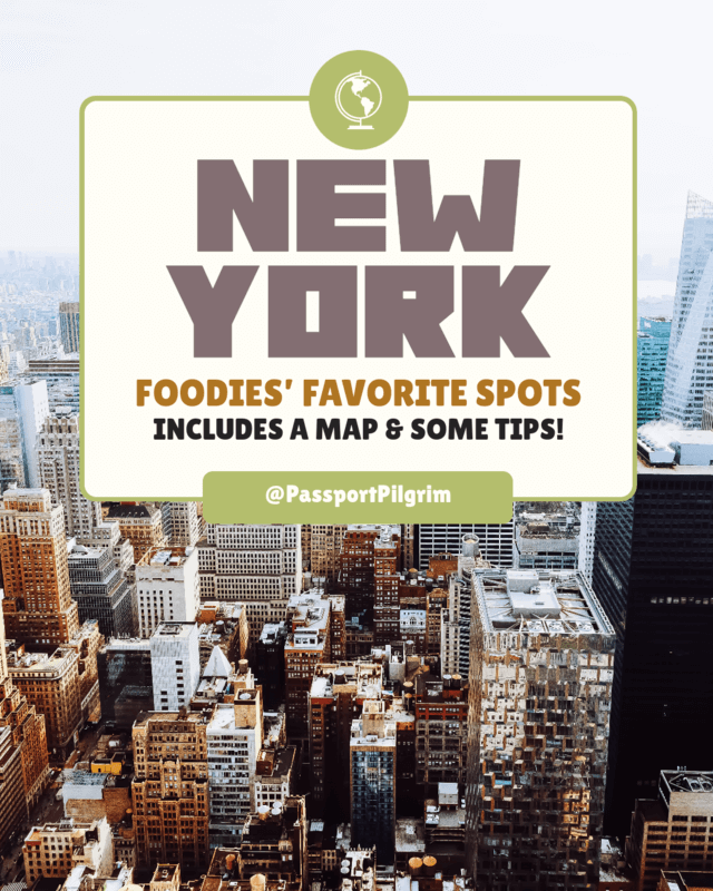 Instagram Post Template Featuring A New York City Foodie Tour