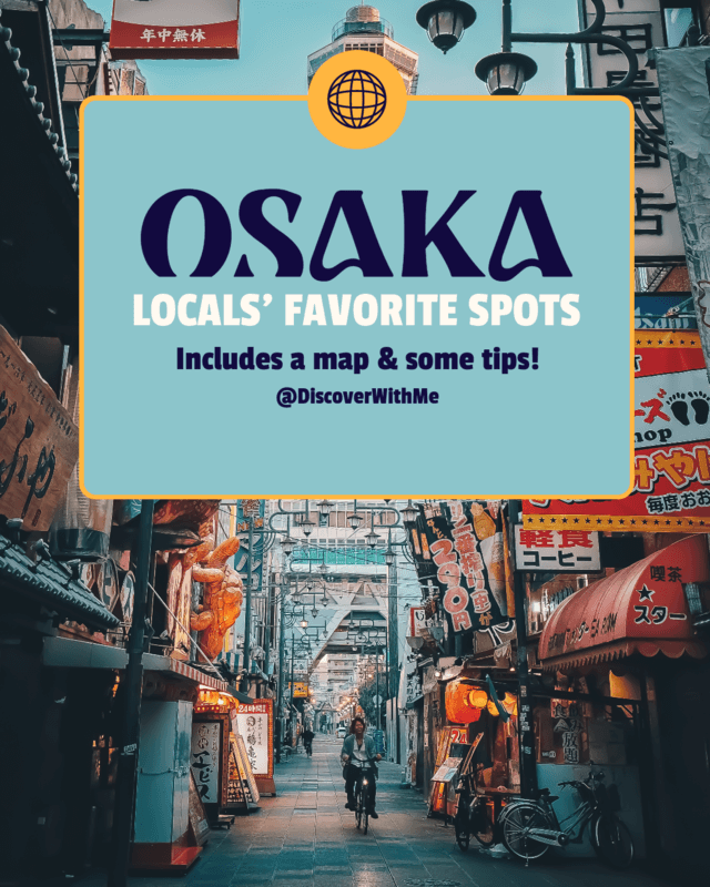 Instagram Post Template With Locals Tips For Osaka First Time Visitors