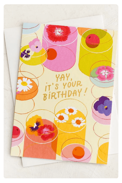A Colorful Birthday Custom Greeting Card For A Birthday By Leif