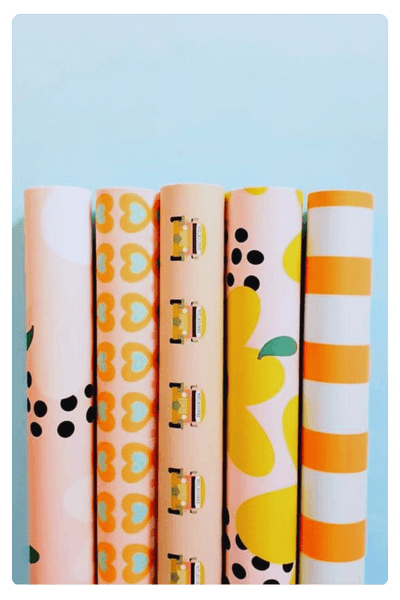 A Fresh Set Of Wrapping Papers Sold By What Tess Makes