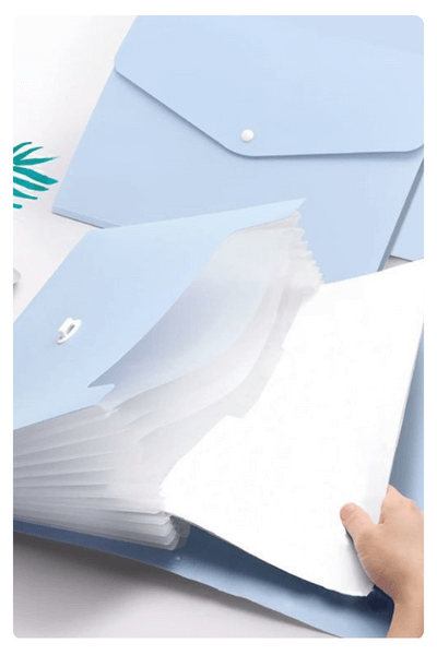 A Pretty Baby Blue Custom Folder From Pinterest