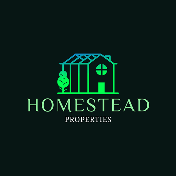 Logo Creator For A Real Estate Firm Featuring A Gradient Stroke Icon
