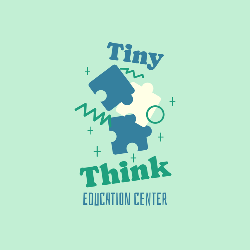 Logo Generator For A Kid's Education Center Featuring Illustrated Puzzle Pieces