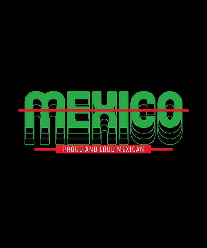 Mexico Inspired T Shirt Design Generator With A Cool Font And Layout