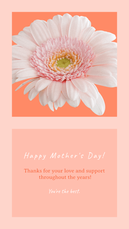 Mother's Day Instagram Story Template For A Flower Shop
