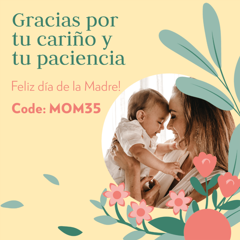 Mother's Day Themed Instagram Post Creator Featuring A Discount Code