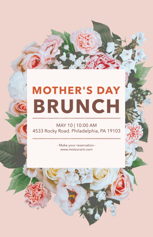 Online Flyer Maker For A Mother's Day Event