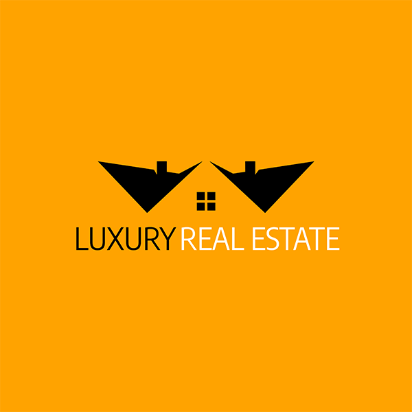 Real Estate Logo Maker Featuring Negative Space Graphics