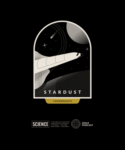T Shirt Design Template With Cool Graphics Of A Space Program