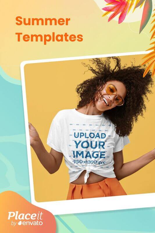 A Colorful Pinterest Pin Showcasing Summer Templates By Placeit By Envato