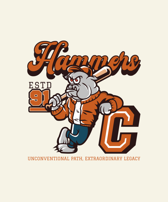 Baseball T Shirt Design Maker Featuring A Retro Aesthetic And A Mascot Graphic