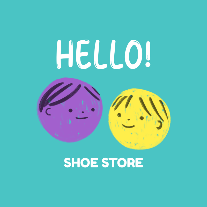 Logo Generator For A Shoe Store Featuring Childlike Illustrations