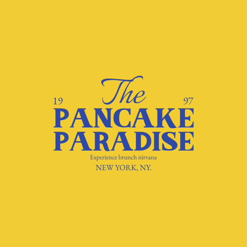 Modern Logo Maker With Bold Typographies For A Brunch Place
