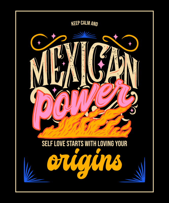 Quote T Shirt Design Maker Featuring A Mexican Lettering Style