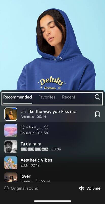 TikTok's Sound Feature Showcasing A Trendy Song