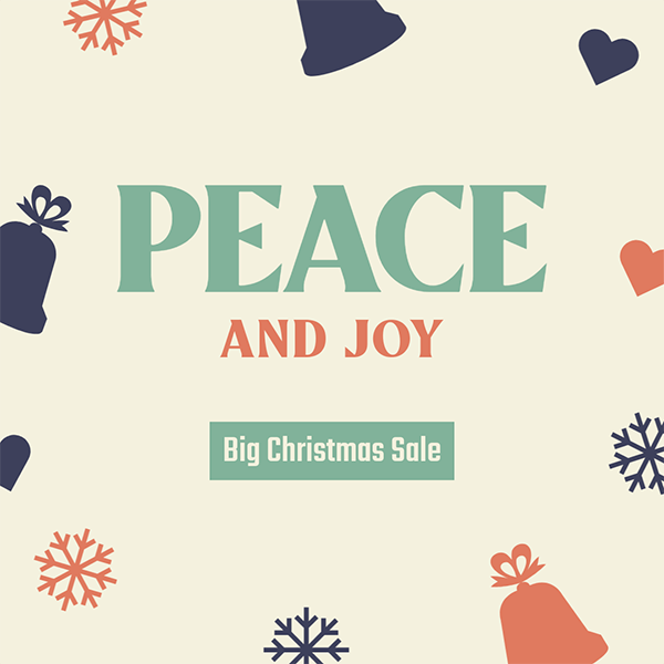 Christmas Themed Ad Banner Maker For A Big Sale