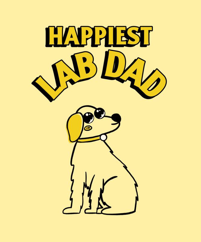 Father's Day Themed T Shirt Design Generator With A Graphic Of A Dog