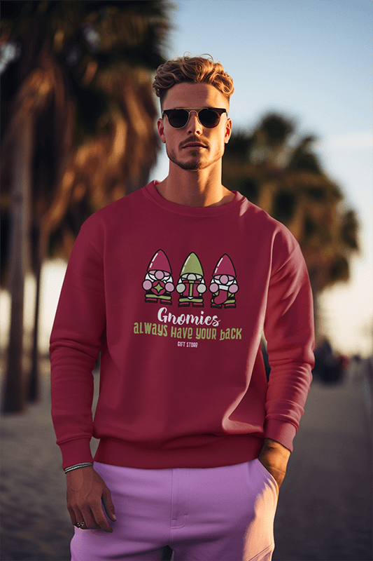 Mockup Of An Ai Generated Man Wearing A Sweatshirt And Sunglasses At The Beach