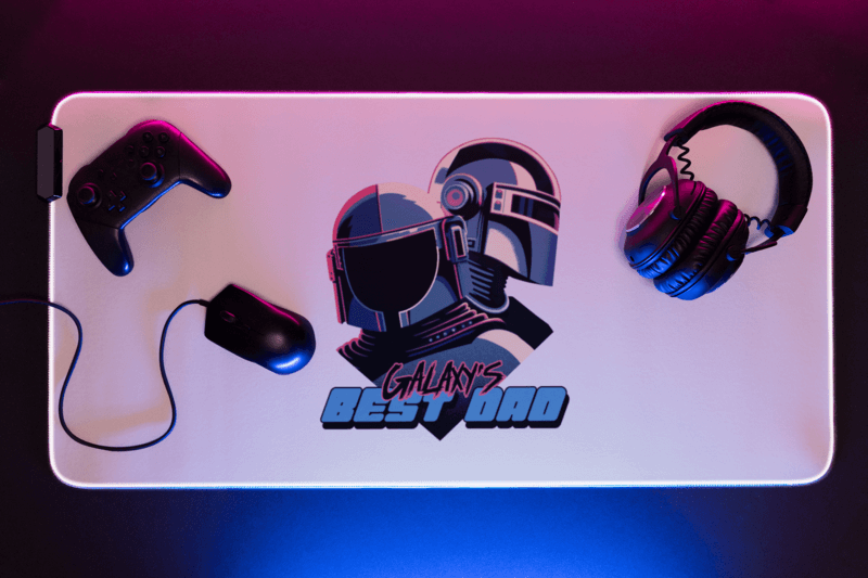 Mousepad Mockup Featuring Gaming Stuff As Part Of Personalized Father's Day Gifts Inspiration